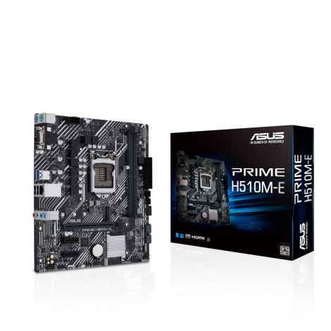 Asus | PRIME H510M-E | Processor family Intel | Processor socket LGA1200 | DDR4 | Memory slots 2 | Supported hard disk drive int - 6